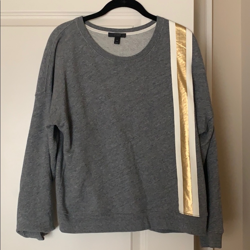 J Crew Sweatshirt with stripe